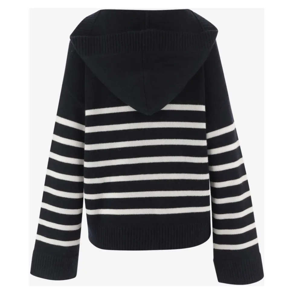 Pull en cachemire à rayures