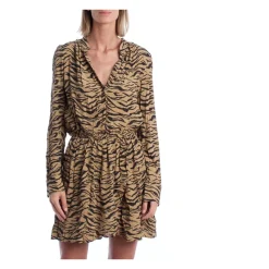 Robe Courte à Imprimé Animal