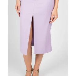 Robe Élégante avec Col Rond