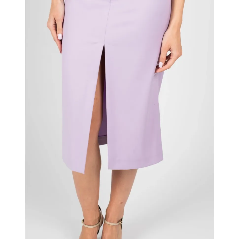 Robe Élégante avec Col Rond