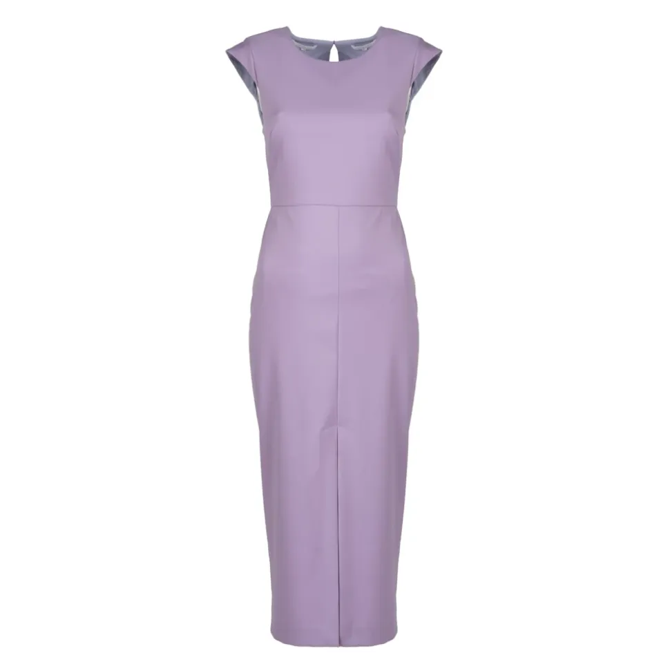 Robe Élégante avec Col Rond