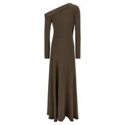 Robe Longue Asymétrique Une Épaule