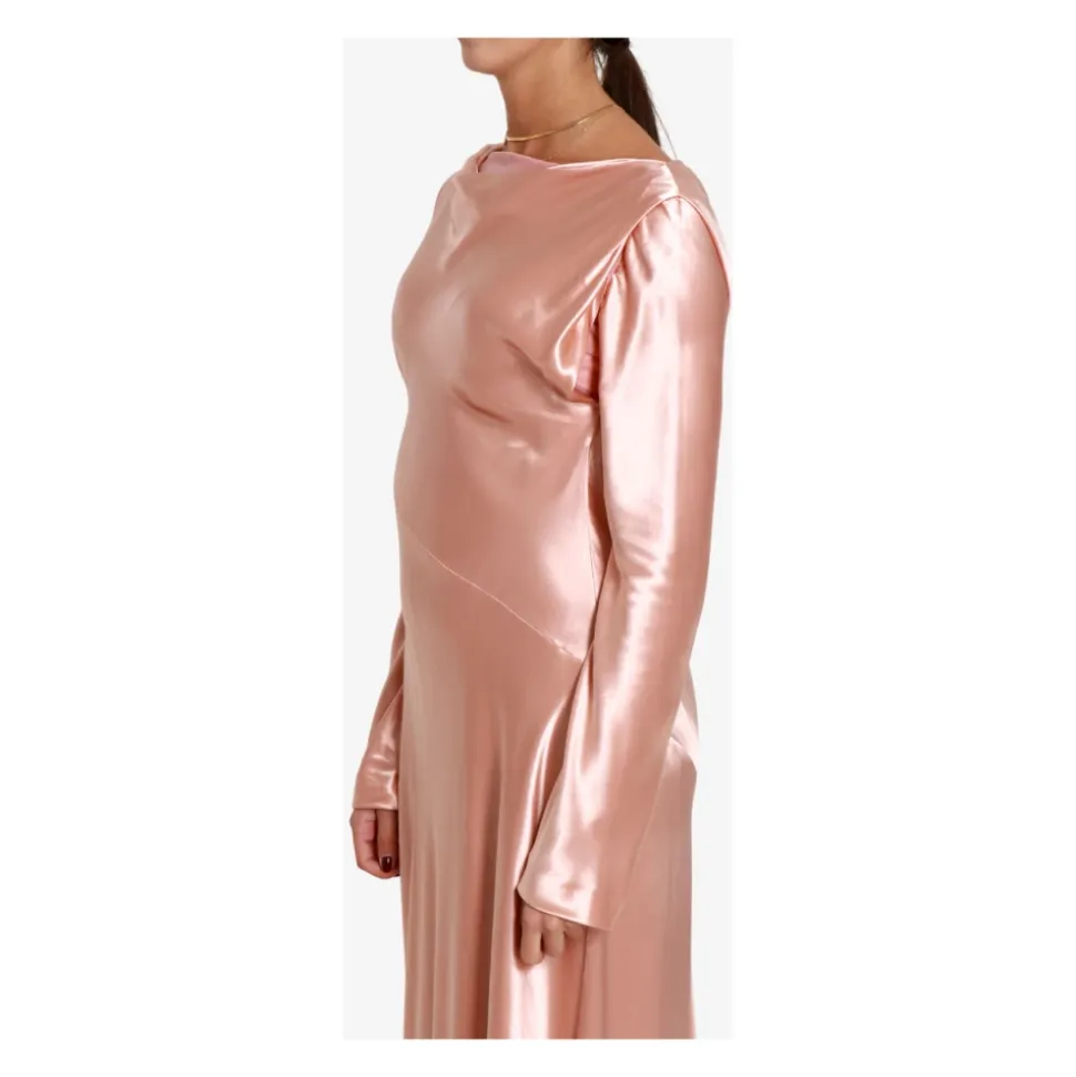 Robe Longue en Satin