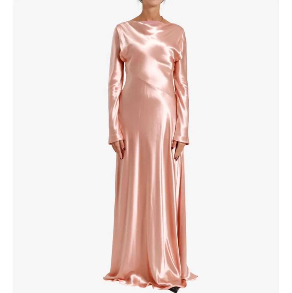 Robe Longue en Satin