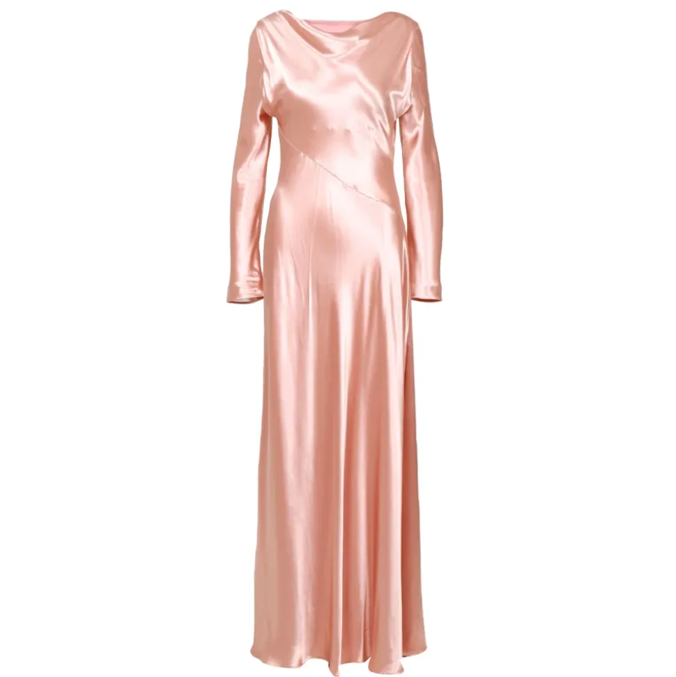 Robe Longue en Satin