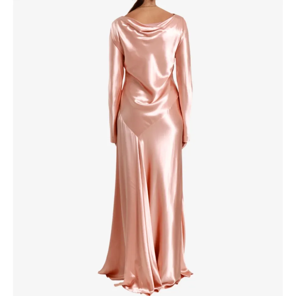 Robe Longue en Satin