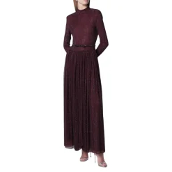 Robe Longue Manches Longues Strass