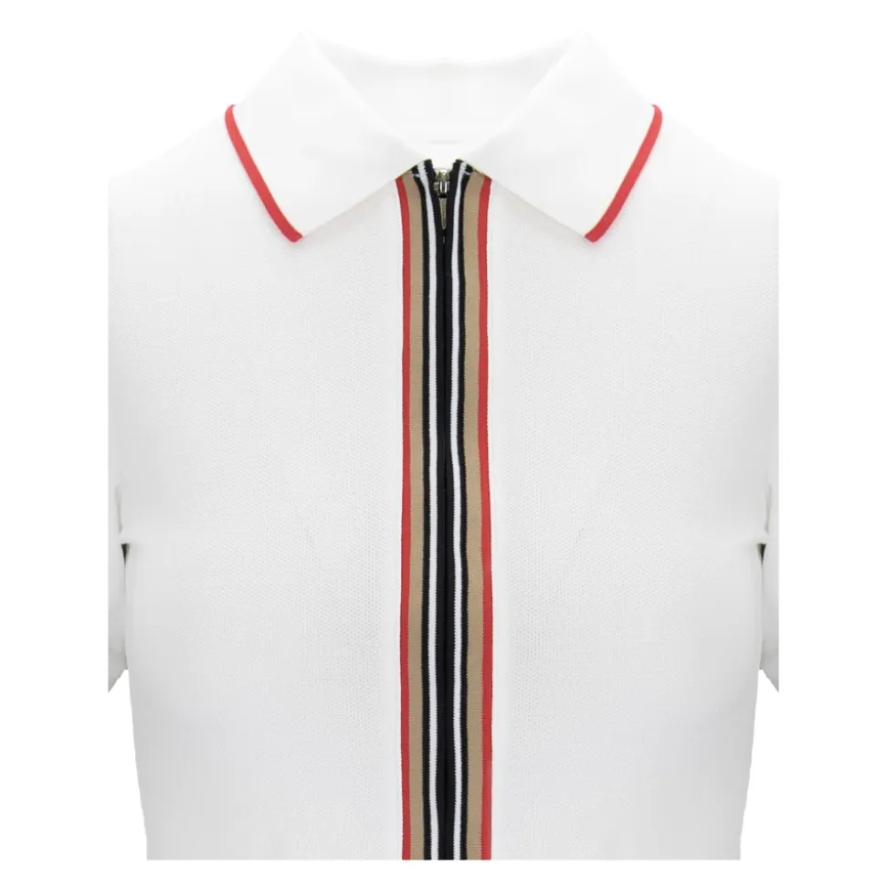 Robe à manches courtes à fermeture éclair Mode femme