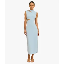 Robe Midi Découpée