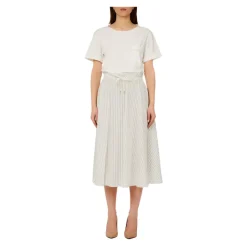 Robe mi-longue coupe droite