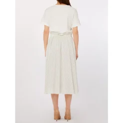 Robe mi-longue coupe droite