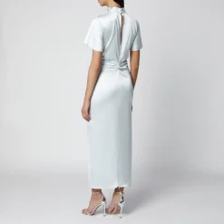 Robe Mi-longue Froncée Devant
