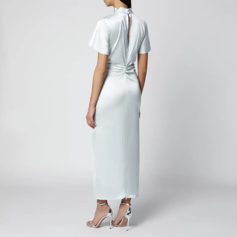 Robe Mi-longue Froncée Devant