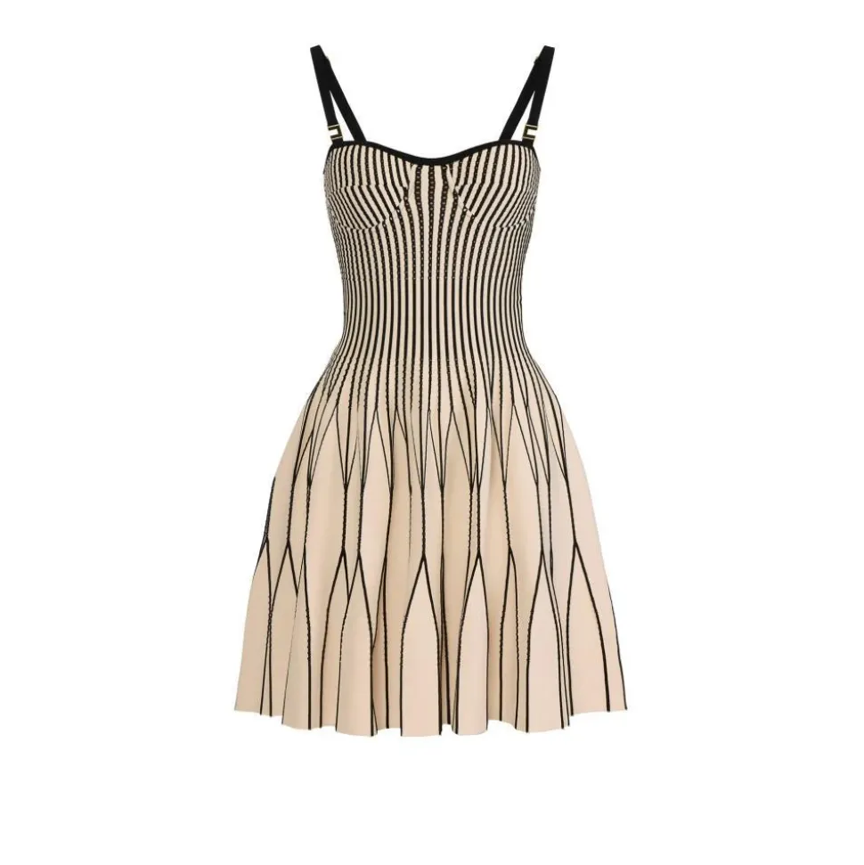 Robe Tricot Bicolore