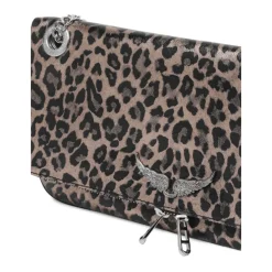 Rock II Metal Leopard Clutch