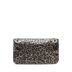 Rock II Metal Leopard Clutch
