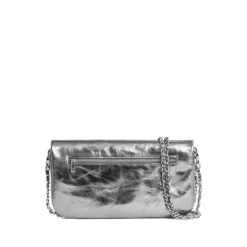 Rock Metallic Leather Clutch