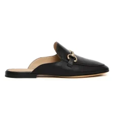 Sabot en Cuir Noir