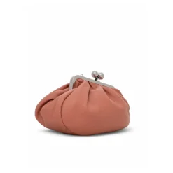 Sac à bandoulière en cuir souple avec chaîne