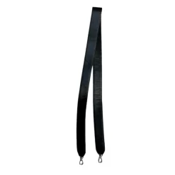 Sac Bandoulière en Cuir Tressé Noir