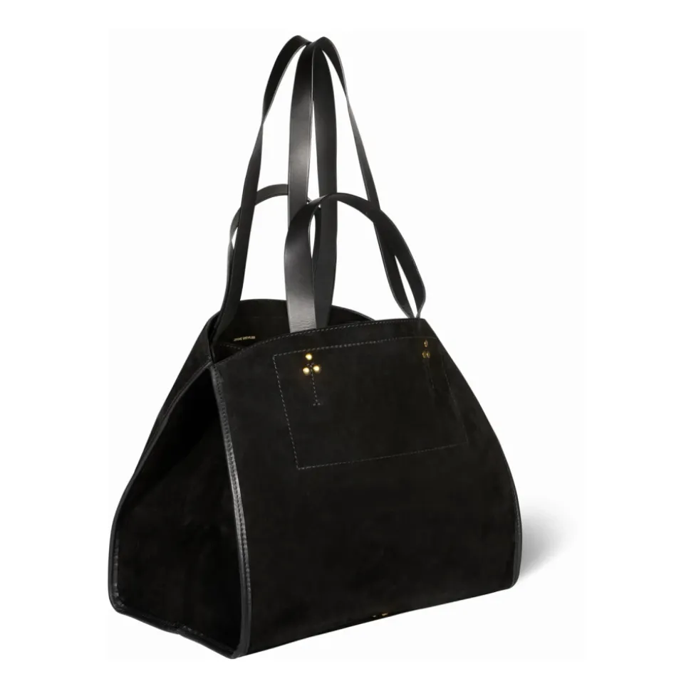 Sac cabas en cuir avec anses