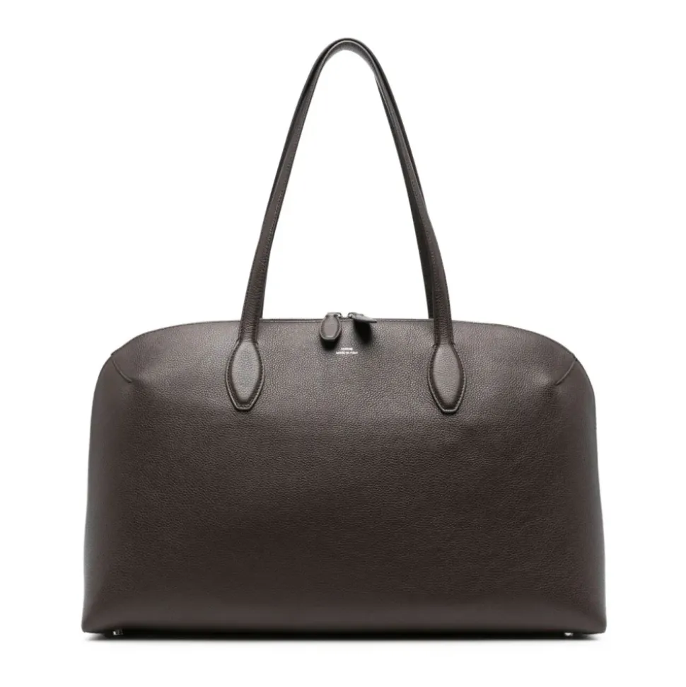 Sac cabas en cuir grainé