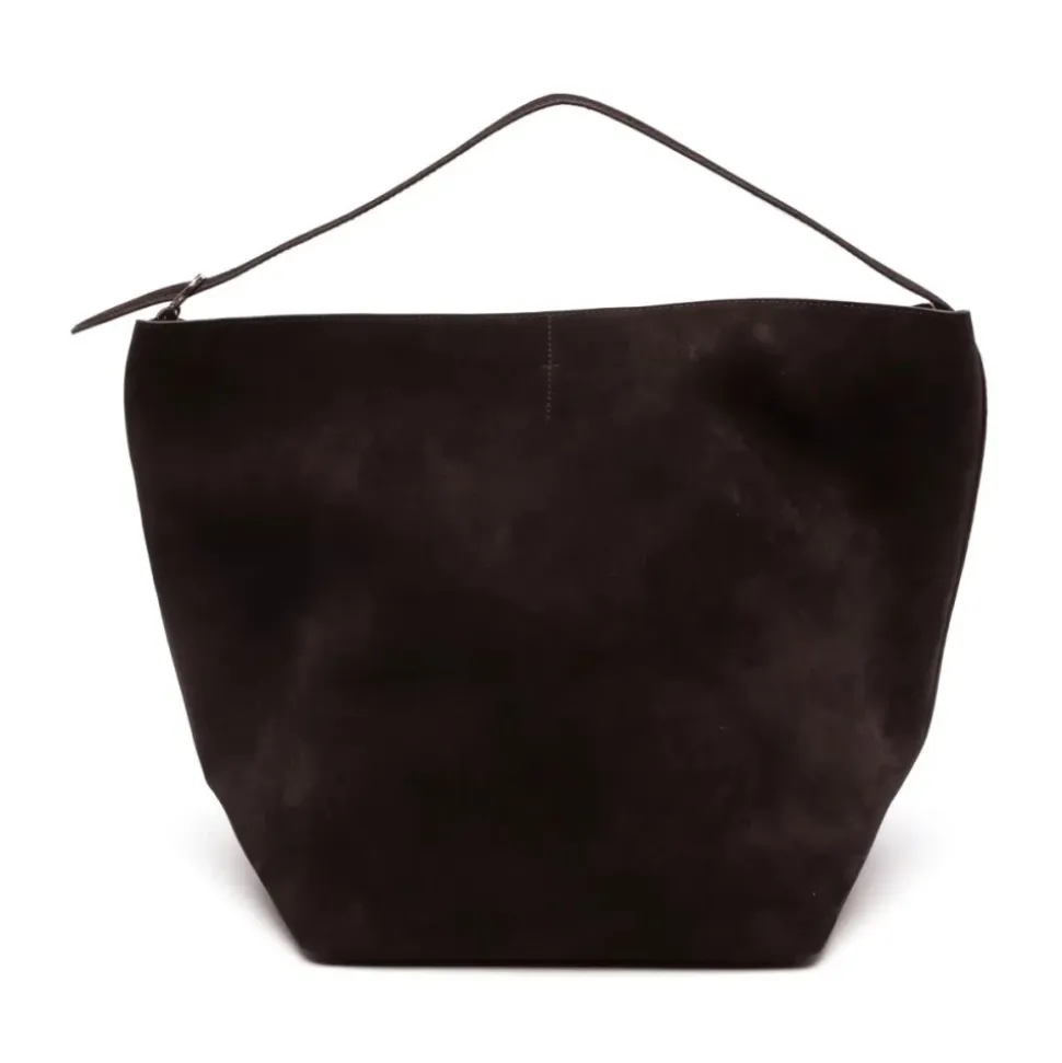 Sac cabas en suède avec ceinture