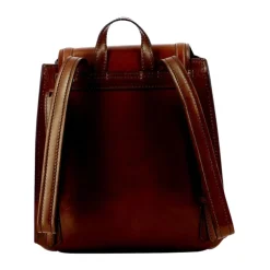Sac à dos en cuir marron Unisexe