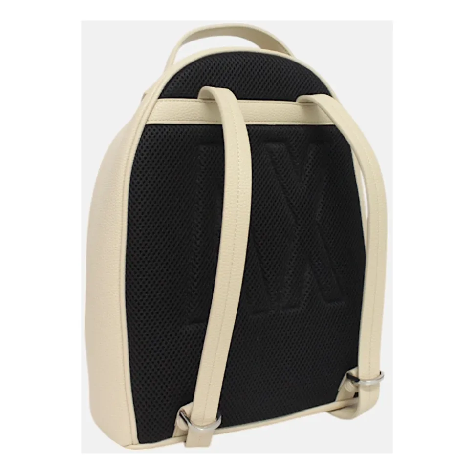 Sac à dos en similicuir pour femme avec poche avant