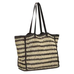 Sac d`épaule d`été en raphia