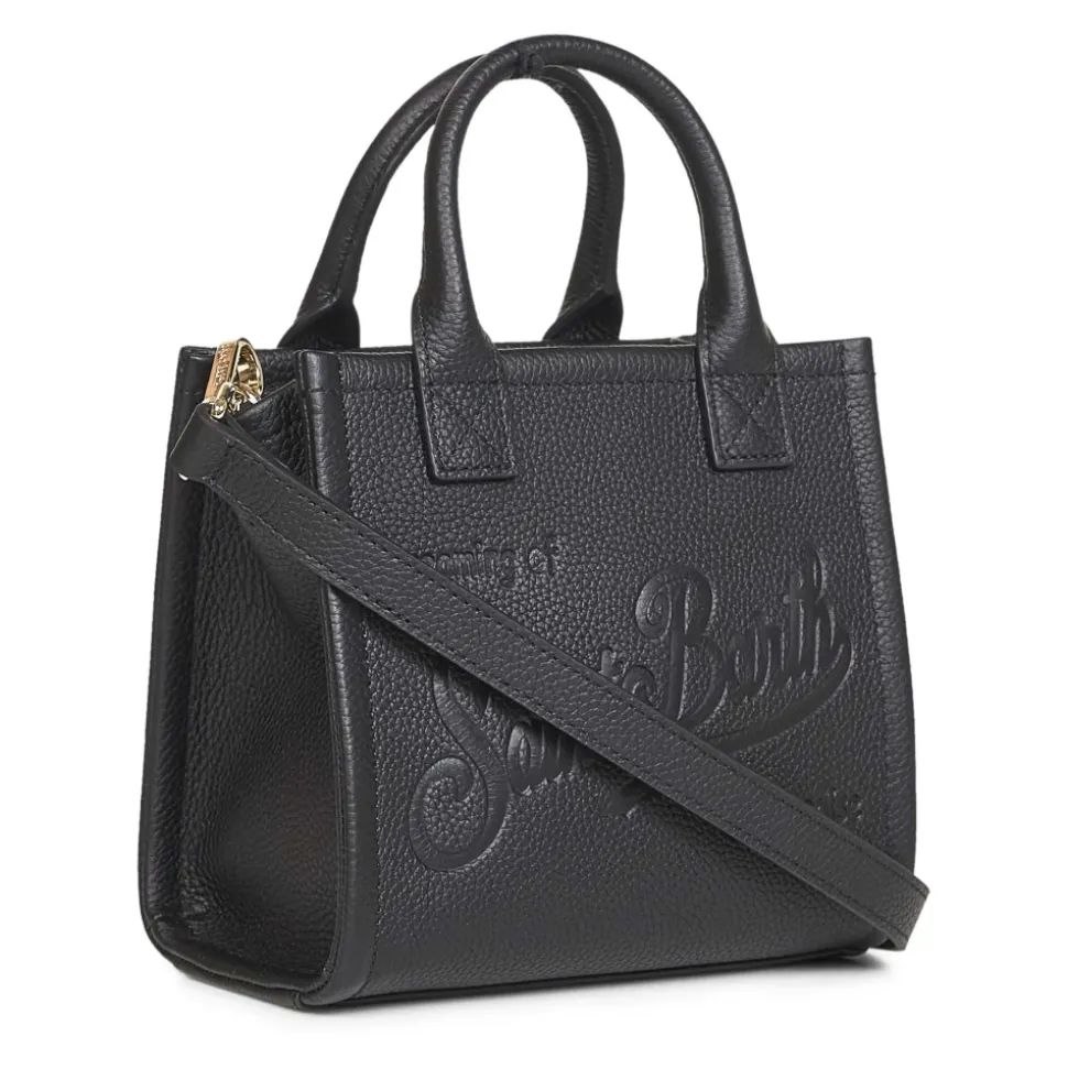 Sac en cuir noir