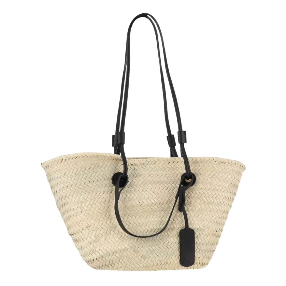 Sac en paille avec logo