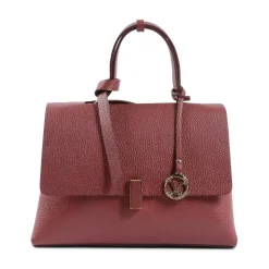 Sac à main en cuir rouge