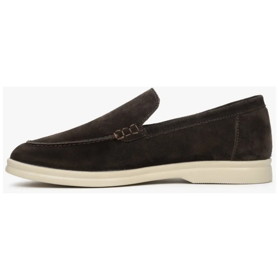 Saddle Suede Loafers