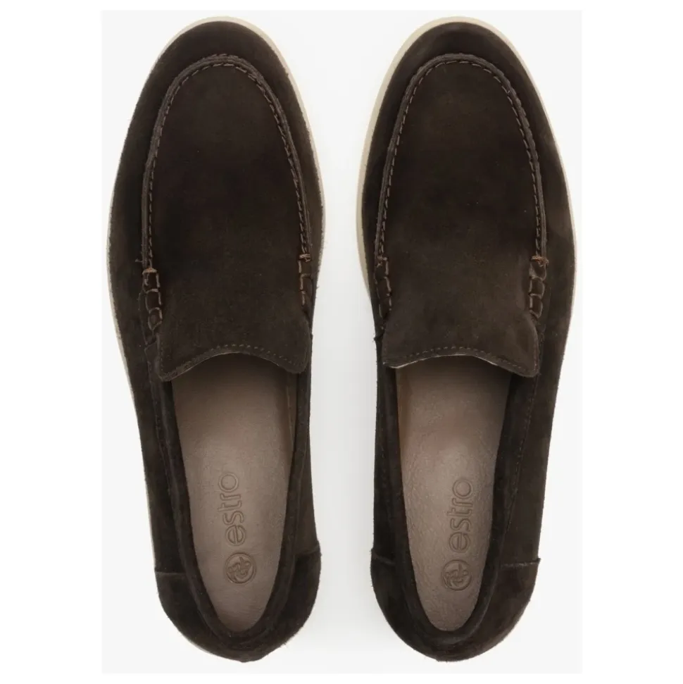 Saddle Suede Loafers