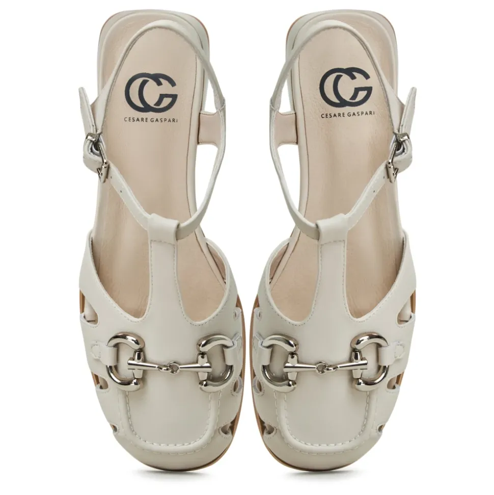 Sandales Plates Aisha - Beige