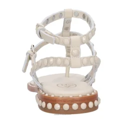 Sandales Plates en Cuir à Bride