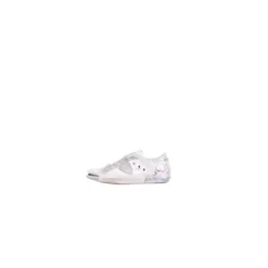 Sneakers avec logo et dessus en cuir