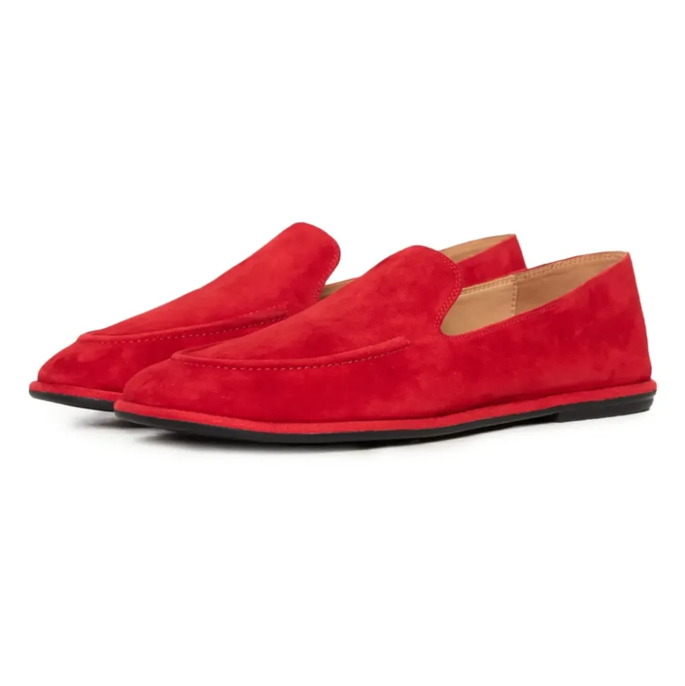 Soft Step Suede Loafers