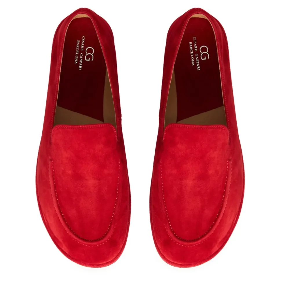 Soft Step Suede Loafers
