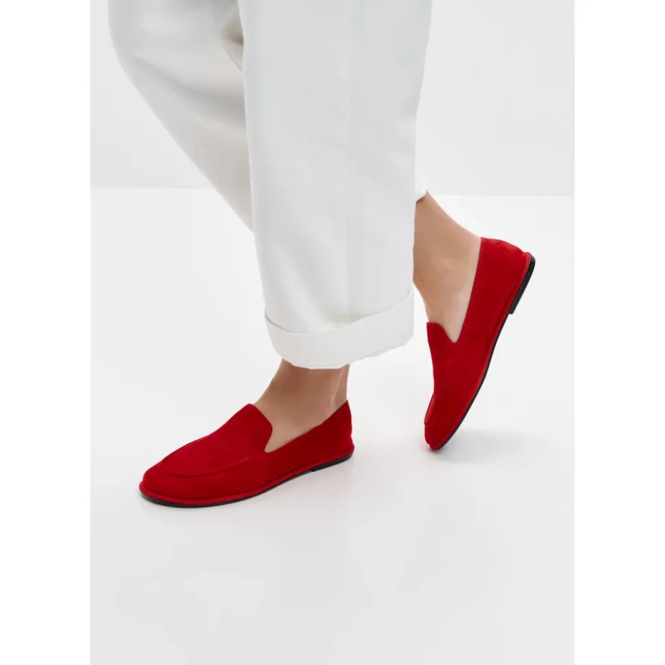 Soft Step Suede Loafers