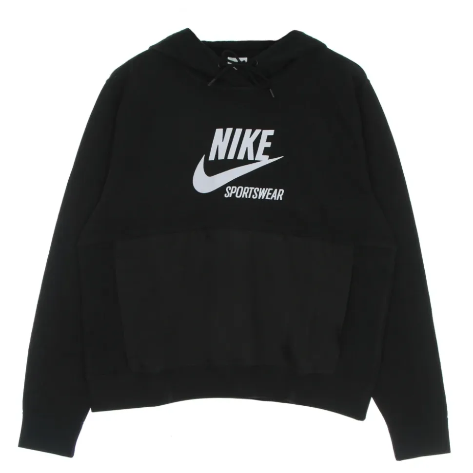 Sweat à Capuche en Polaire Noire