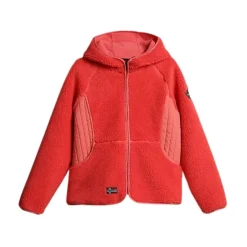 Sweat à Capuche en Polaire Rose Yupik avec Zip
