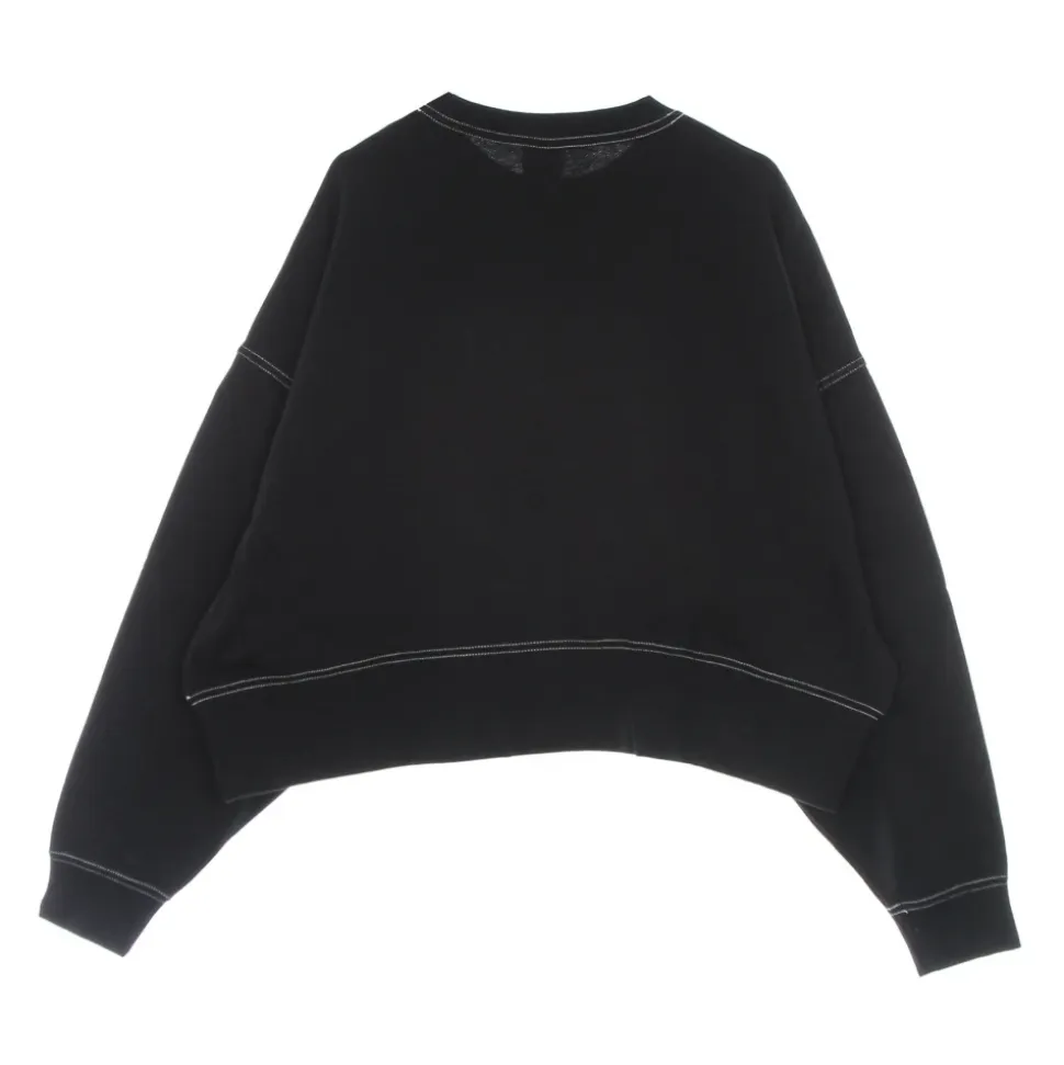 Sweat-shirt à col rond court