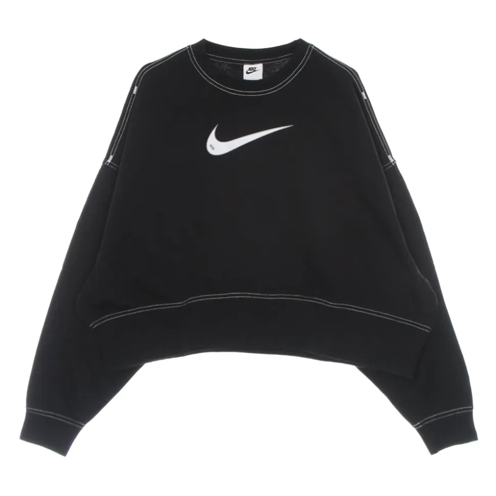 Sweat-shirt à col rond court