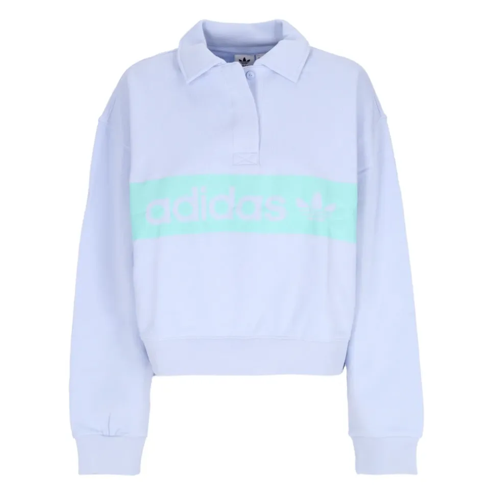 Sweat-shirt ras du cou Bleu Aube