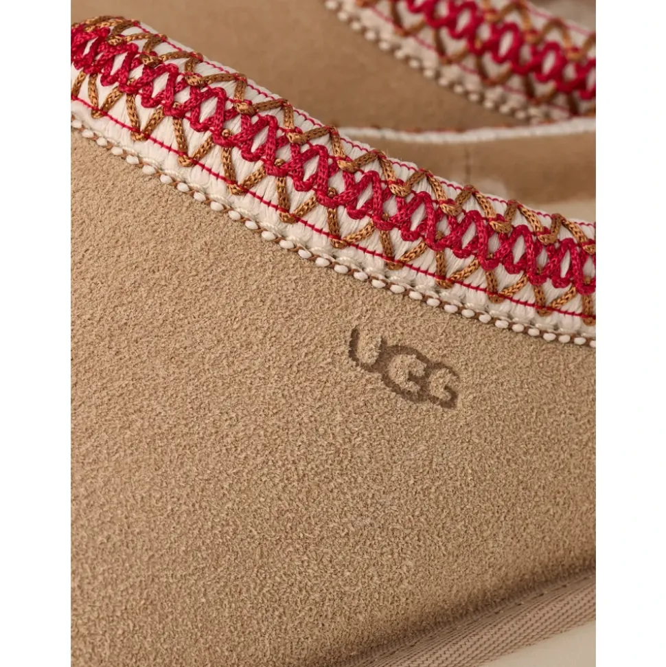 Tasman II Slippers Sand / Dark Cherry