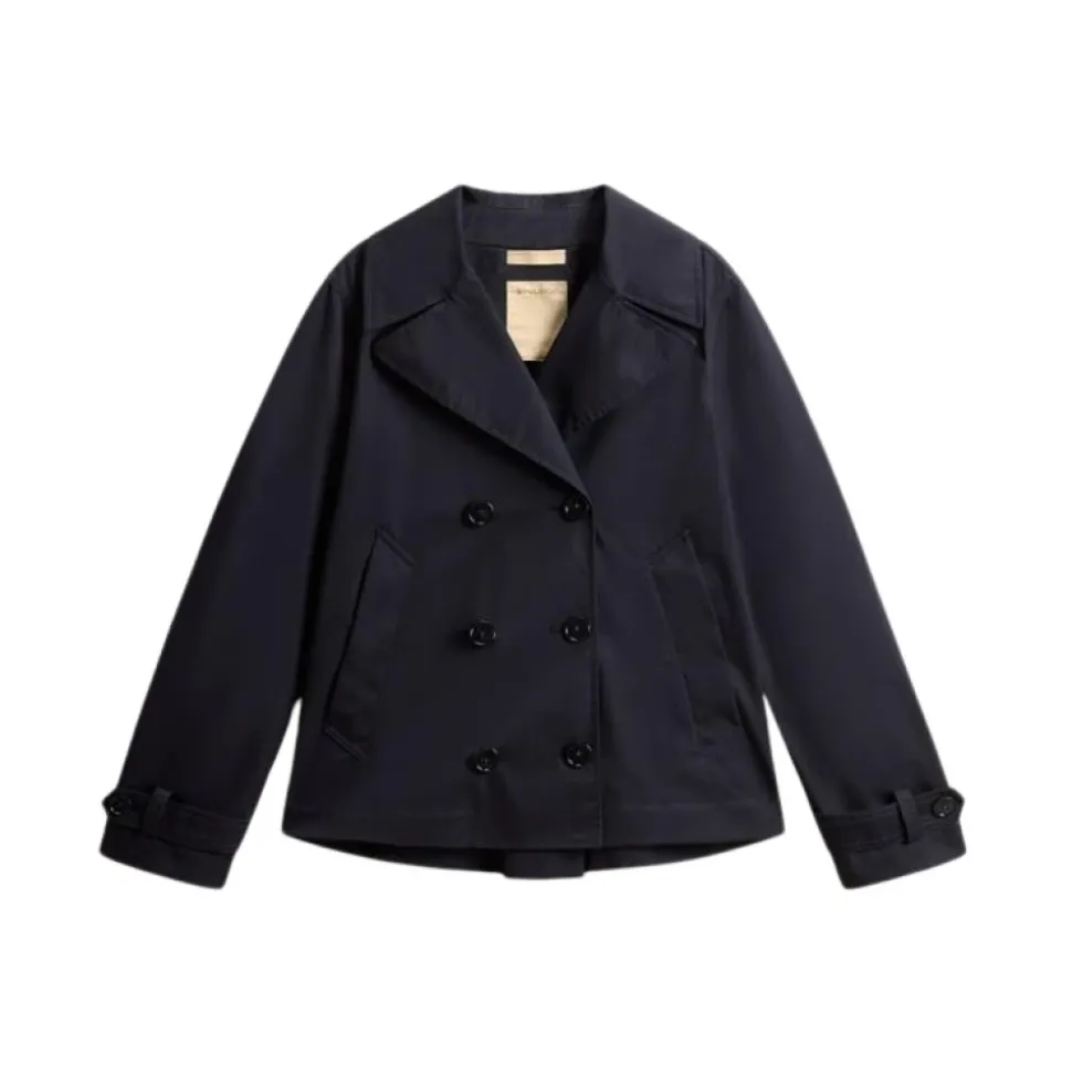 Tech Cotton Peacoat