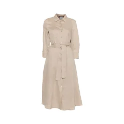 Tie-Waist Shirt Dress