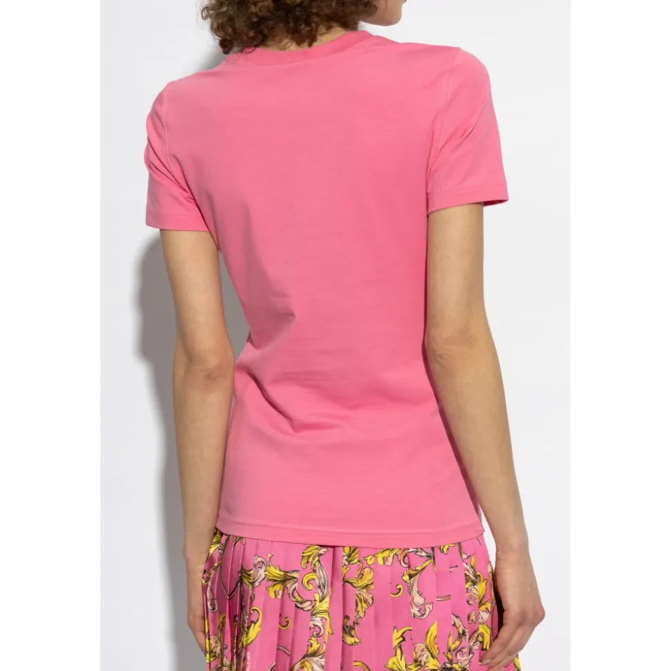 T-shirt avec impression et appliques scintillantes
